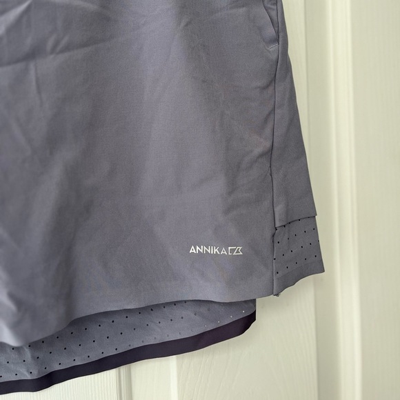 Annika by Cutter & Buck Competitor Pull-On Golf Skort XS Zinc Grey - Picture 7 of 16